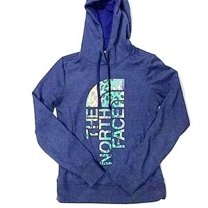 THE NORTH FACE Hoodie Sweatshirt Purple Cheetah